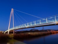 Teign Crossing Foot-Cycle Bridge, Newton-Abbot, England